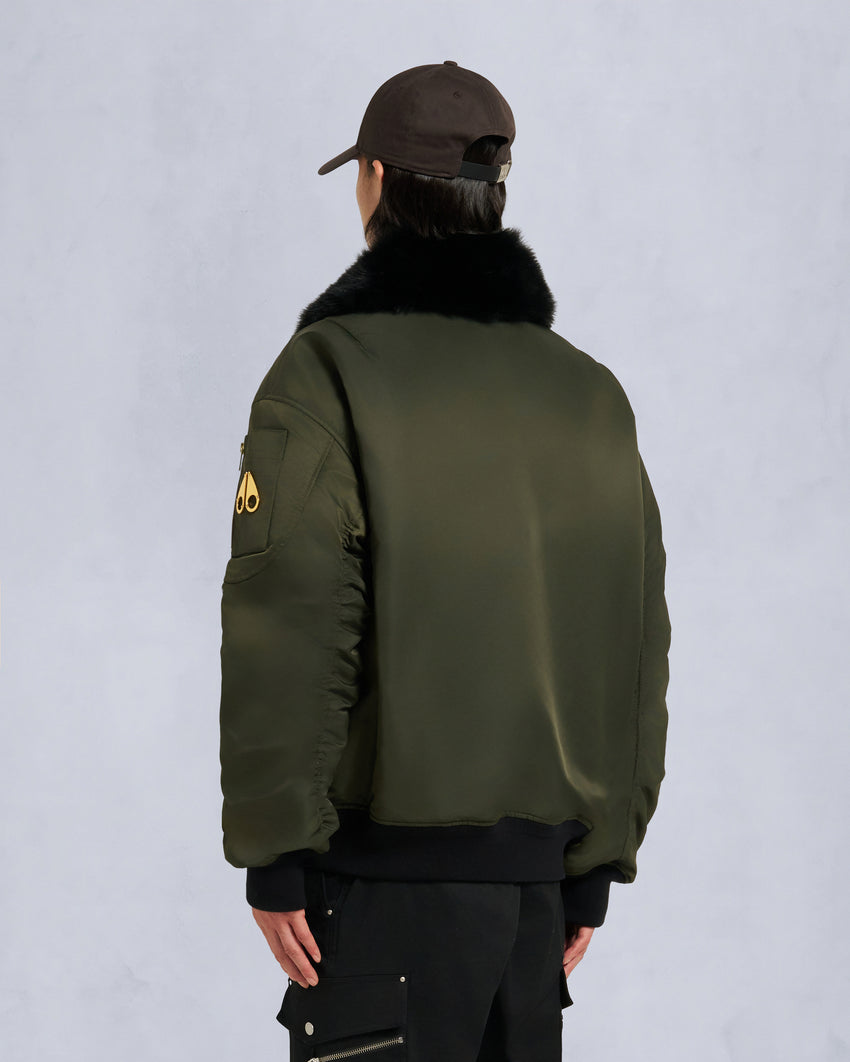 GOLD SERIES LUDO BOMBER JACKET-BLACK/BLACK