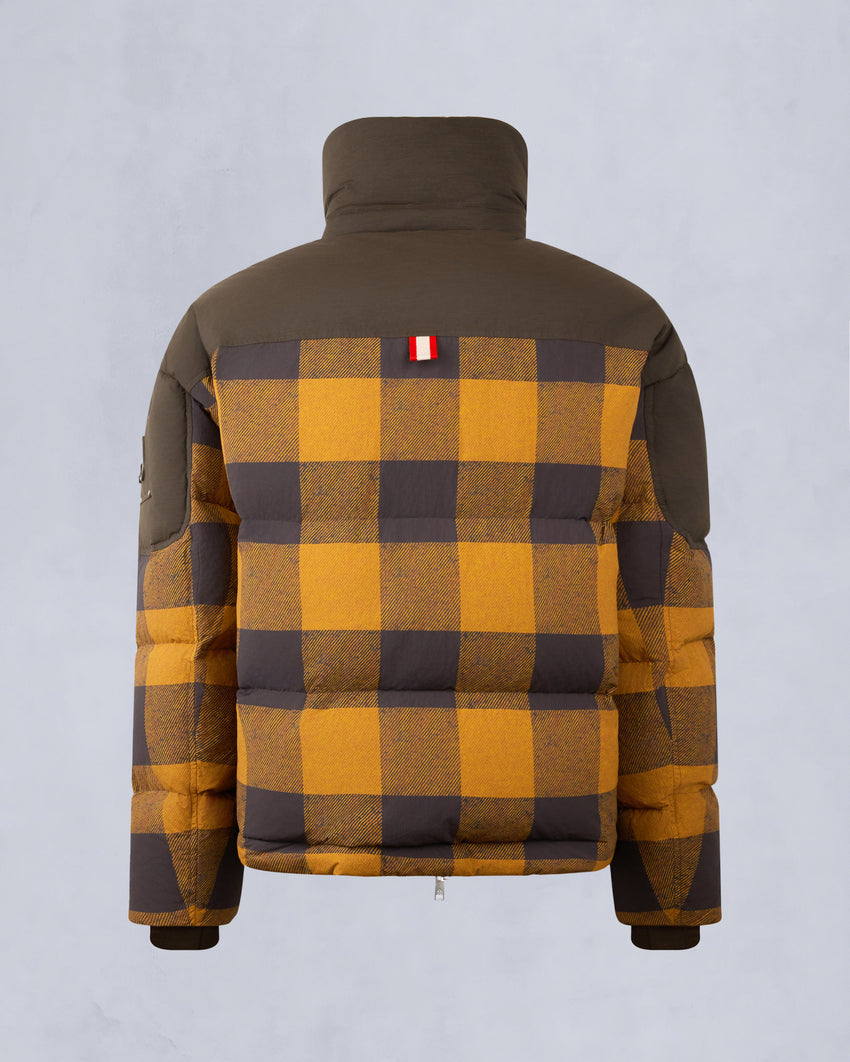 EVEREST PUFFER-BUTTERSCOTCH PLAID