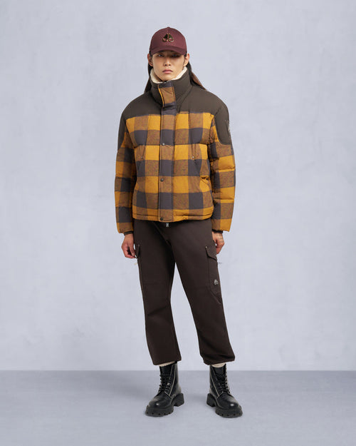 EVEREST PUFFER-BUTTERSCOTCH PLAID