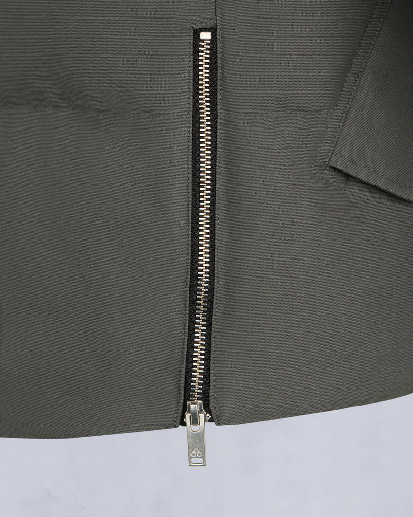 ORIGINAL SHEARLING TRIM 3Q JACKET-BLUESTONE/BLACK
