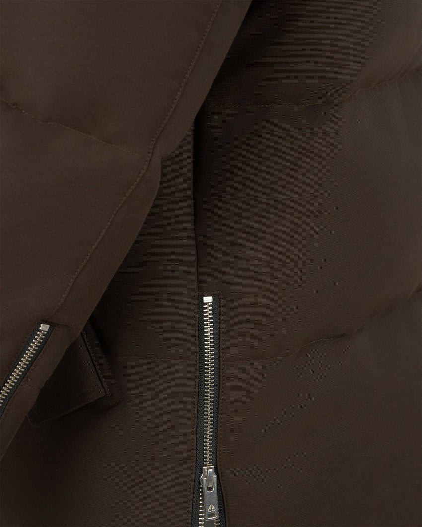 ORIGINAL SHEARLING TRIM 3Q JACKET-BLUESTONE/BLACK
