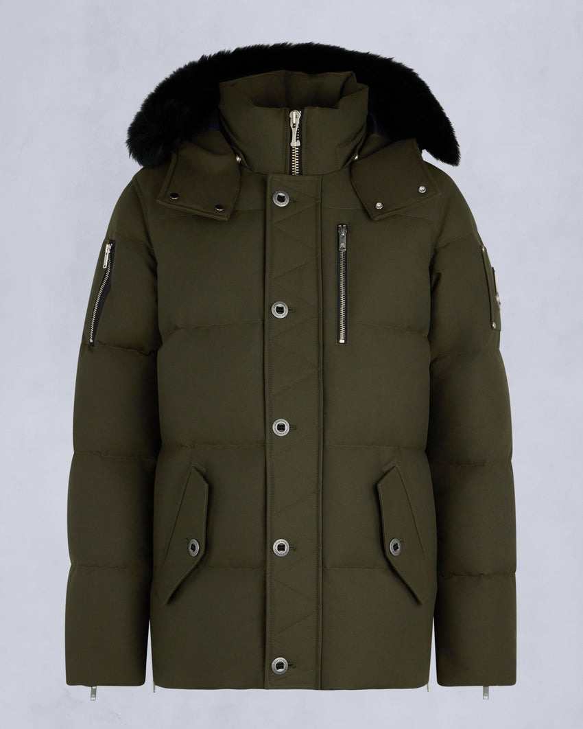 ORIGINAL SHEARLING TRIM 3Q JACKET-BLUESTONE/BLACK