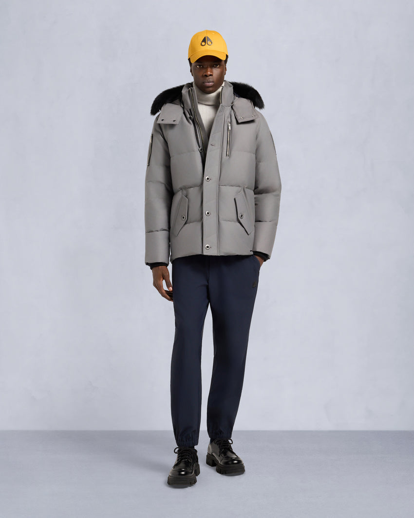 ORIGINAL SHEARLING TRIM 3Q JACKET-BLUESTONE/BLACK