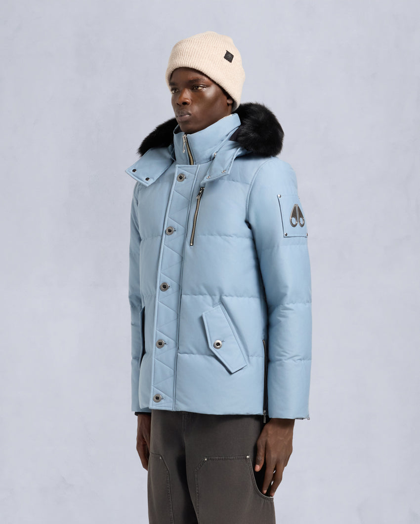 ORIGINAL SHEARLING TRIM 3Q JACKET-BLUESTONE/BLACK