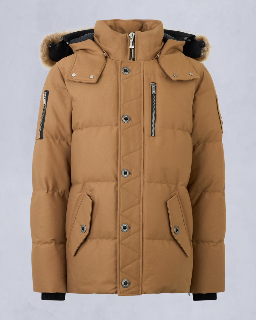 ORIGINAL SHEARLING TRIM 3Q JACKET-BLUESTONE/BLACK