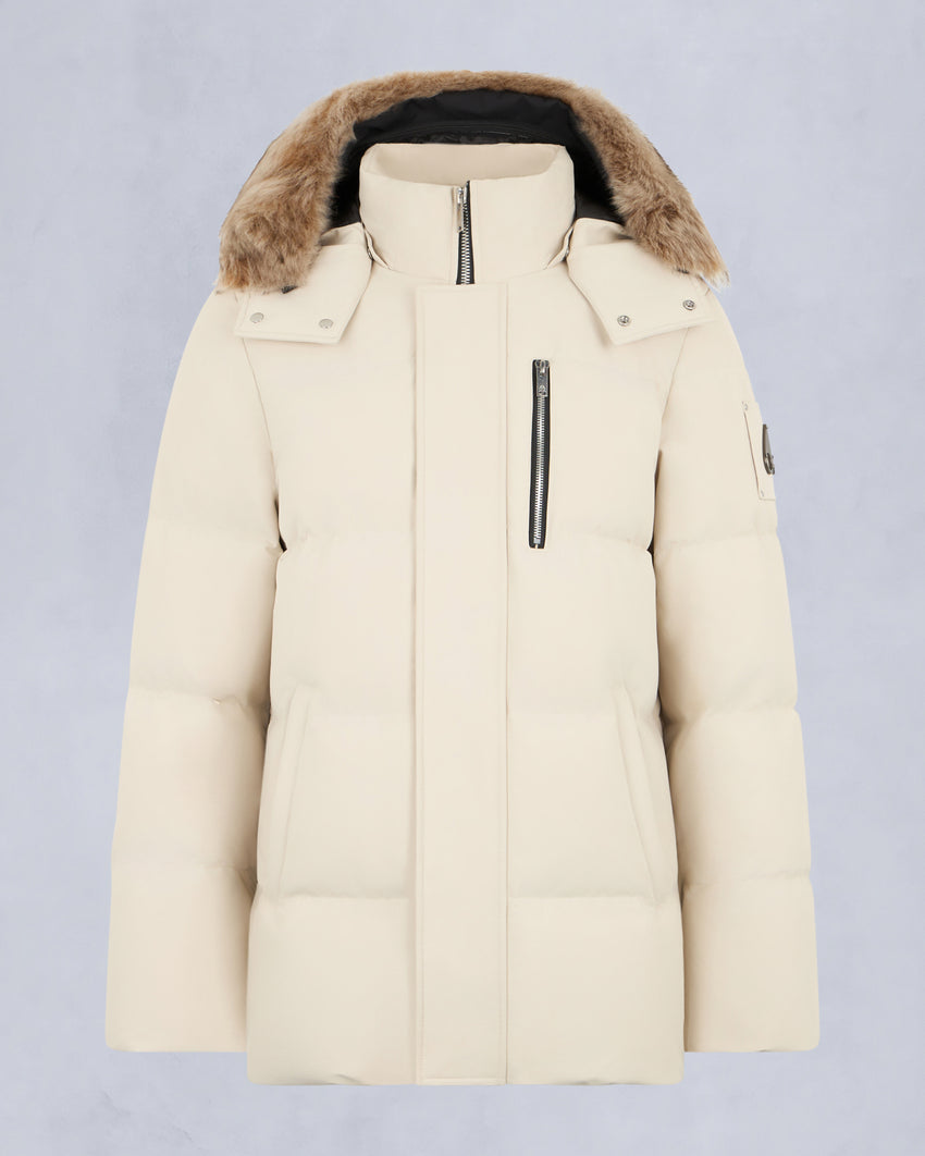 CLOUD SHEARLING TRIM 3Q JACKET-ESPRESSO/BLACK