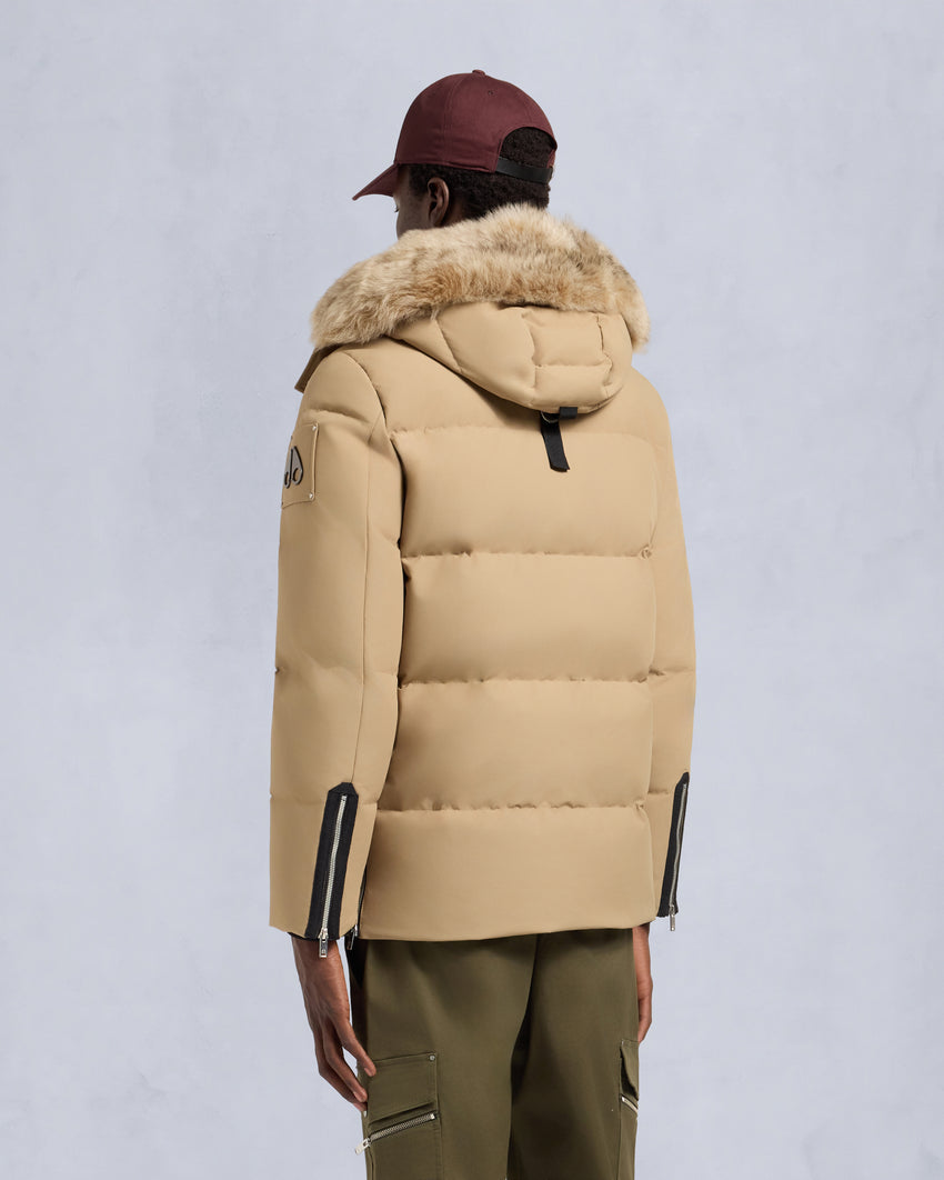 CLOUD SHEARLING TRIM 3Q JACKET-ESPRESSO/BLACK
