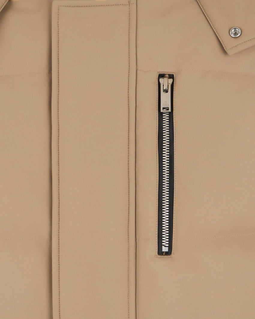 CLOUD SHEARLING TRIM 3Q JACKET-ESPRESSO/BLACK