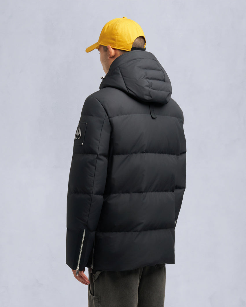 CLOUD SHEARLING TRIM 3Q JACKET-ESPRESSO/BLACK