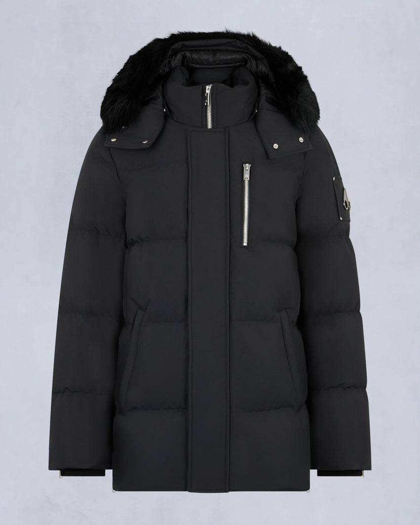 CLOUD SHEARLING TRIM 3Q JACKET-ESPRESSO/BLACK