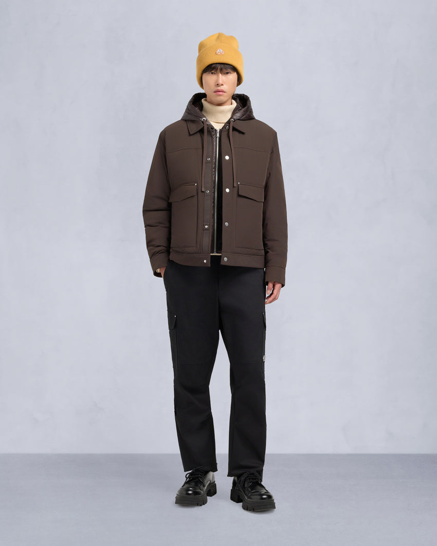 BRIXTON TRUCKER JACKET-BLACK