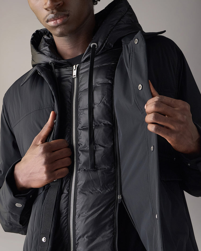 BRIXTON TRUCKER JACKET-BLACK