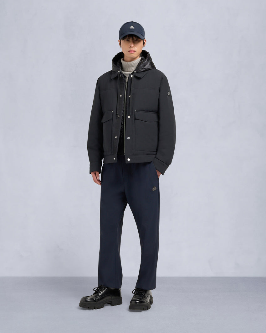 BRIXTON TRUCKER JACKET-BLACK