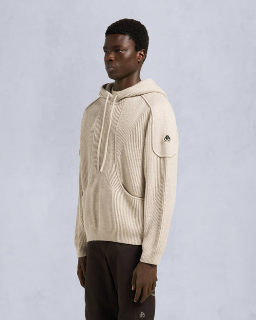 COLSON PULLOVER HOODIE-ALABASTER MELANGE