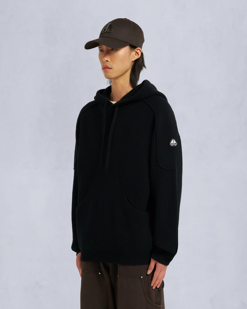 COLSON PULLOVER HOODIE-ALABASTER MELANGE