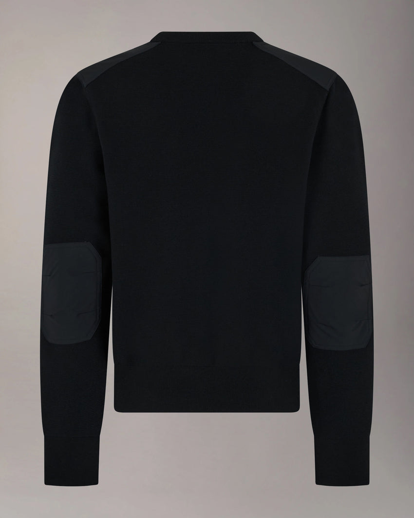GOLD SERIES ELOWAN CREWNECK SWEATER-BLACK