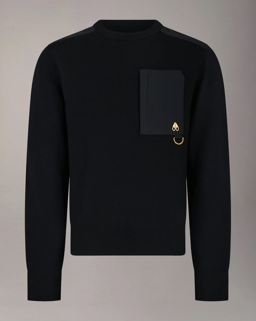 GOLD SERIES ELOWAN CREWNECK SWEATER-BLACK