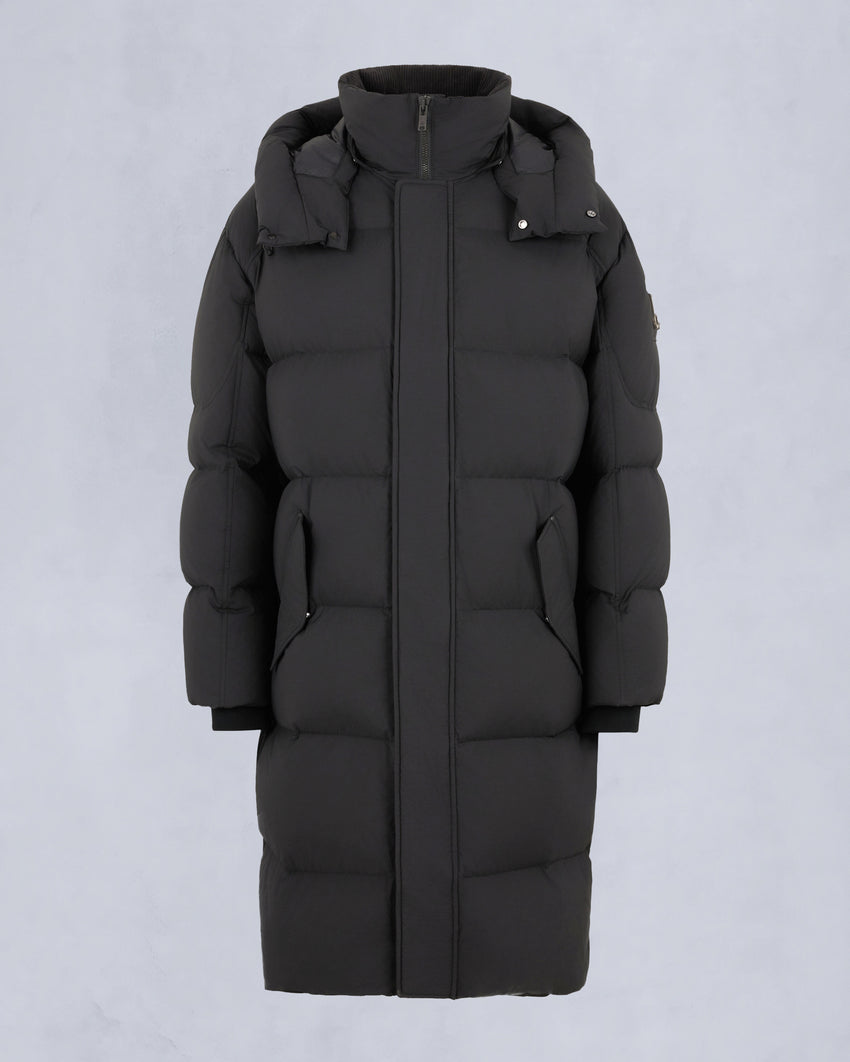 EVEREST LONG PUFFER-BLACK