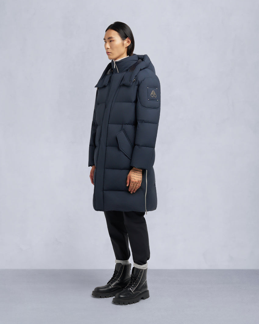 EVEREST LONG PUFFER-BLACK