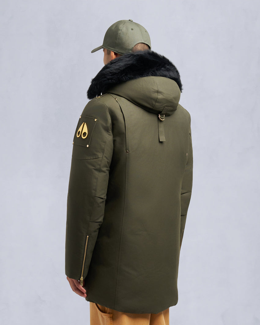 GOLD SERIES SHEARLING TRIM STIRLING PARKA-BLACK/BLACK