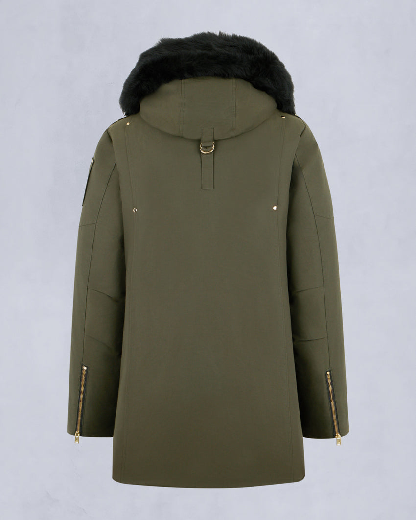 GOLD SERIES SHEARLING TRIM STIRLING PARKA-BLACK/BLACK