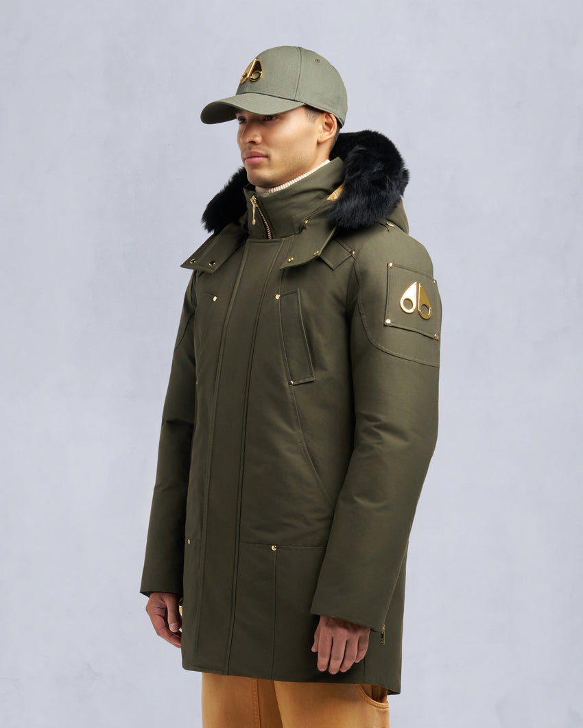 GOLD SERIES SHEARLING TRIM STIRLING PARKA-BLACK/BLACK