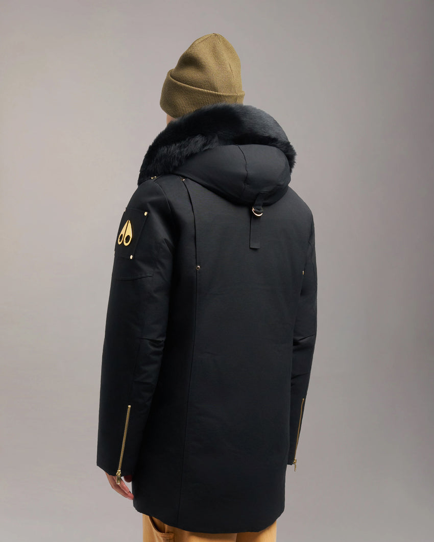 GOLD SERIES SHEARLING TRIM STIRLING PARKA-BLACK/BLACK