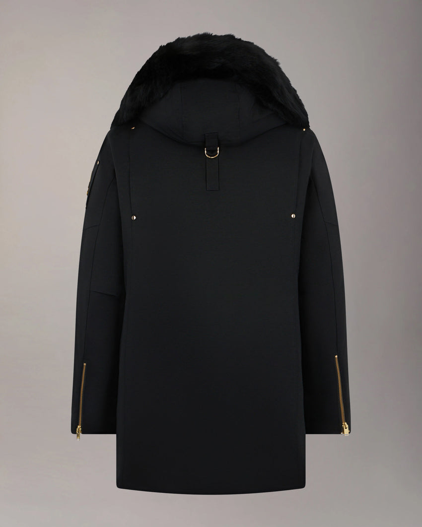 GOLD SERIES SHEARLING TRIM STIRLING PARKA-BLACK/BLACK