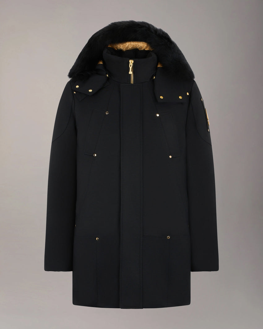 GOLD SERIES SHEARLING TRIM STIRLING PARKA-BLACK/BLACK