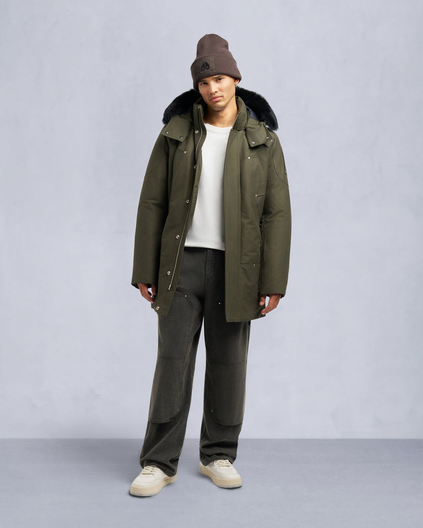 ORIGINAL SHEARLING TRIM STIRLING PARKA-NAVY/BLACK