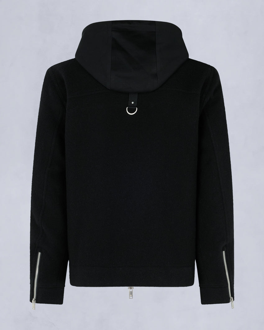 SNOWDON SHIRT JACKET-BLACK