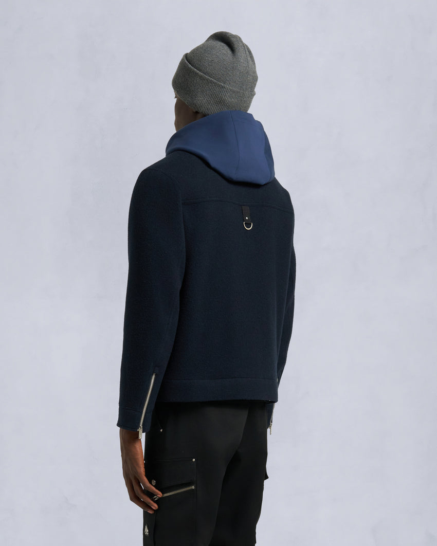 SNOWDON SHIRT JACKET-BLACK