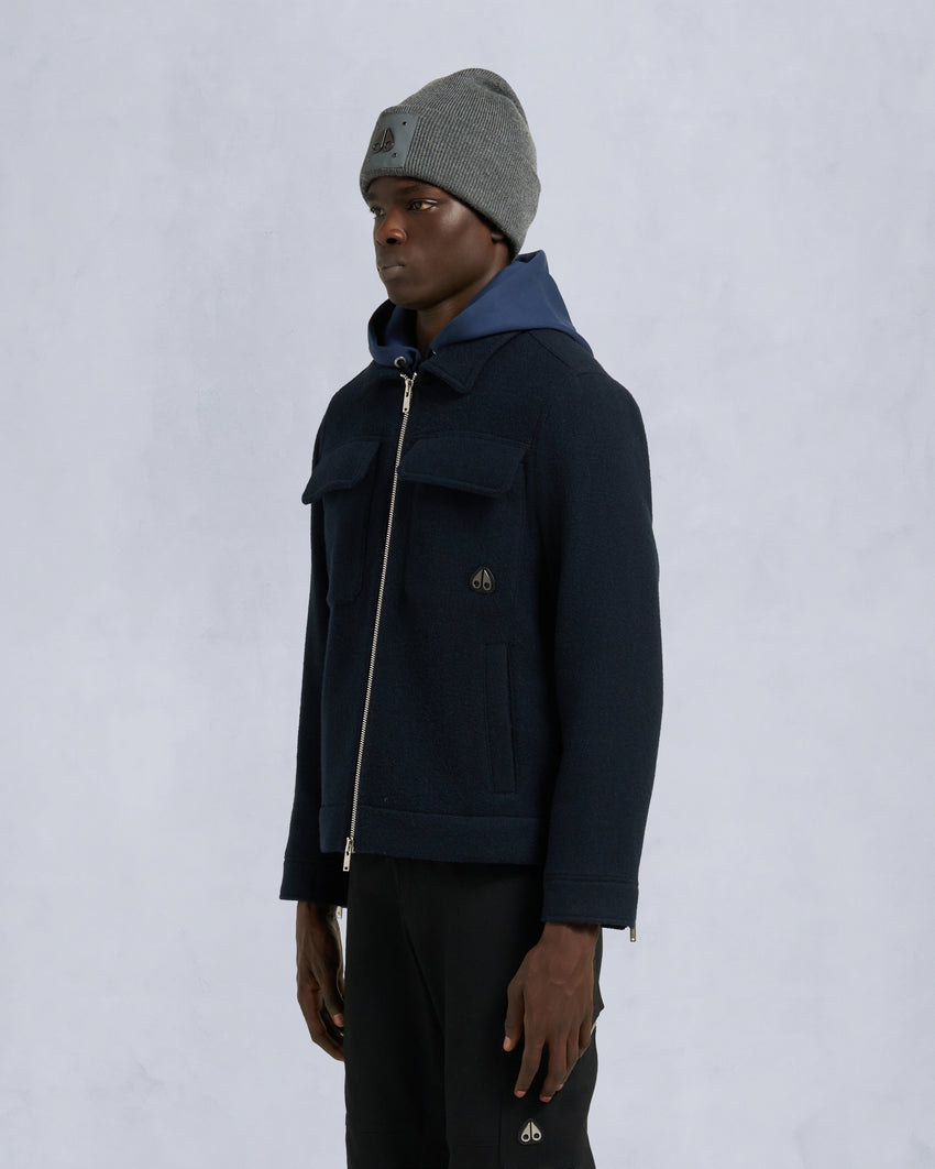 SNOWDON SHIRT JACKET-BLACK