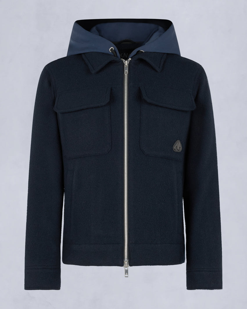 SNOWDON SHIRT JACKET-BLACK