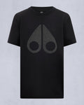 KIDS UNISEX CHAMBLEE LEAF TEE-BLACK